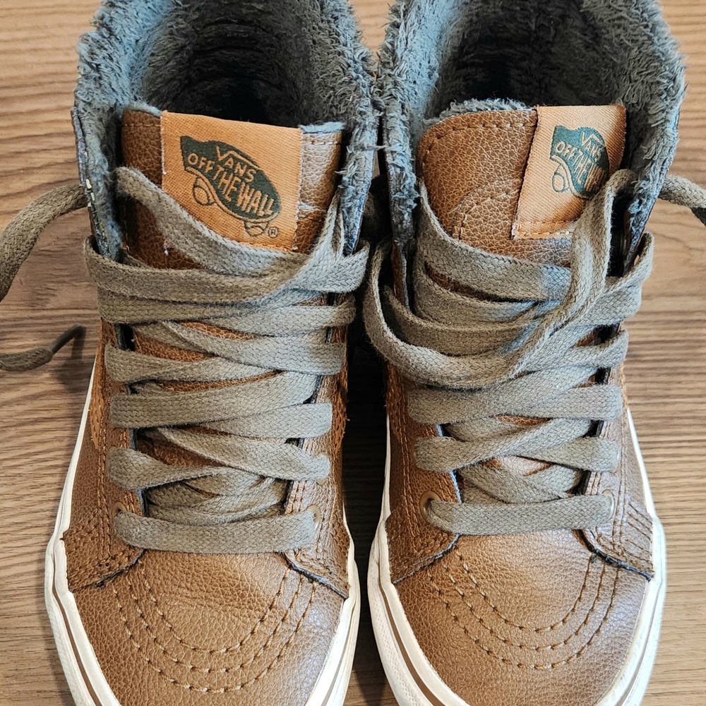 Vans Brown High-Top Sneakers